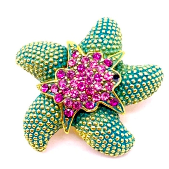 Stunning Barrera Sea Star Clip-on Earrings. Iconic. Excellent vintage condition - Picture 2 of 5